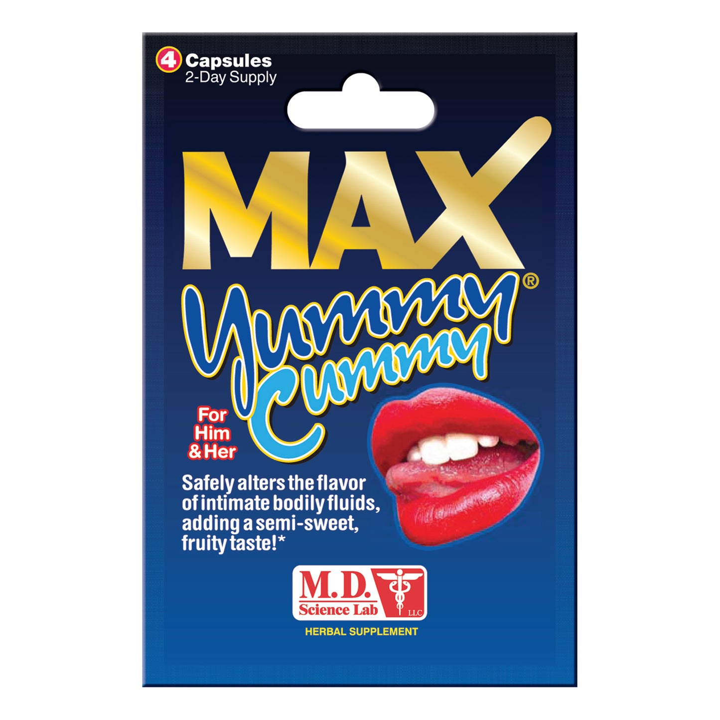 Swiss Navy Max Yummy Cummy -4 pill pack
