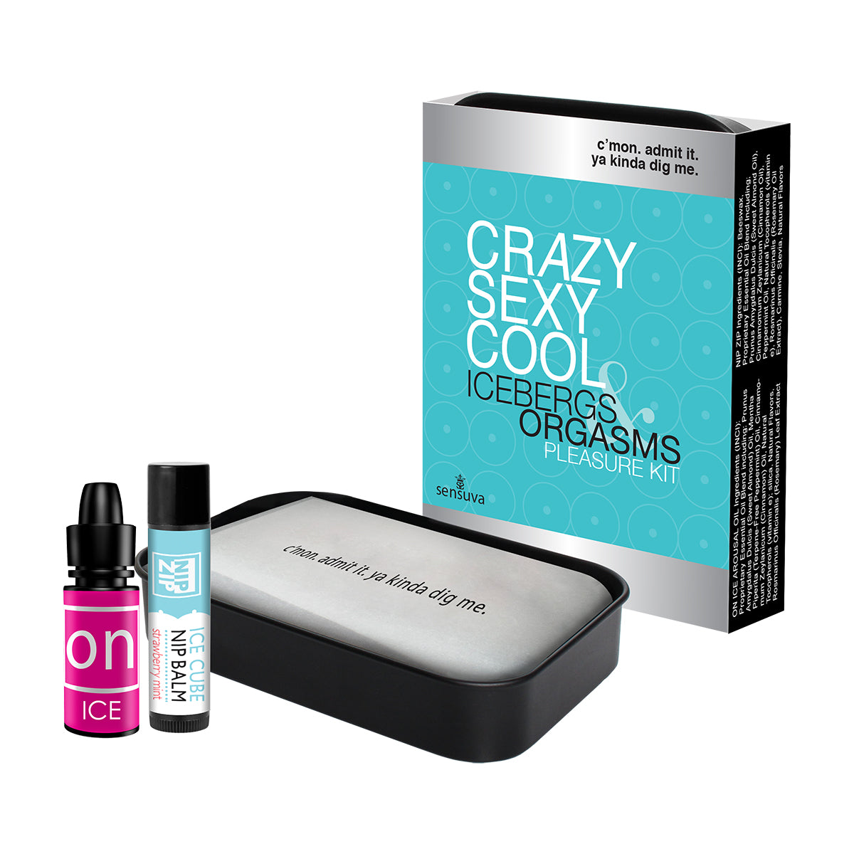 Crazy Sexy Cool "Icebergs & Orgasms" Cooling Arousal Pleasure Kit