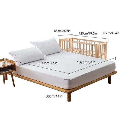 DIDIHOU Solid Color Waterproof Bed Sheet Smooth