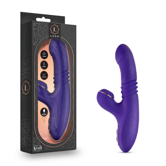 Lush - Iris - Air Pulse Clitoral Stimulator & G-Spot Thruster - Purple