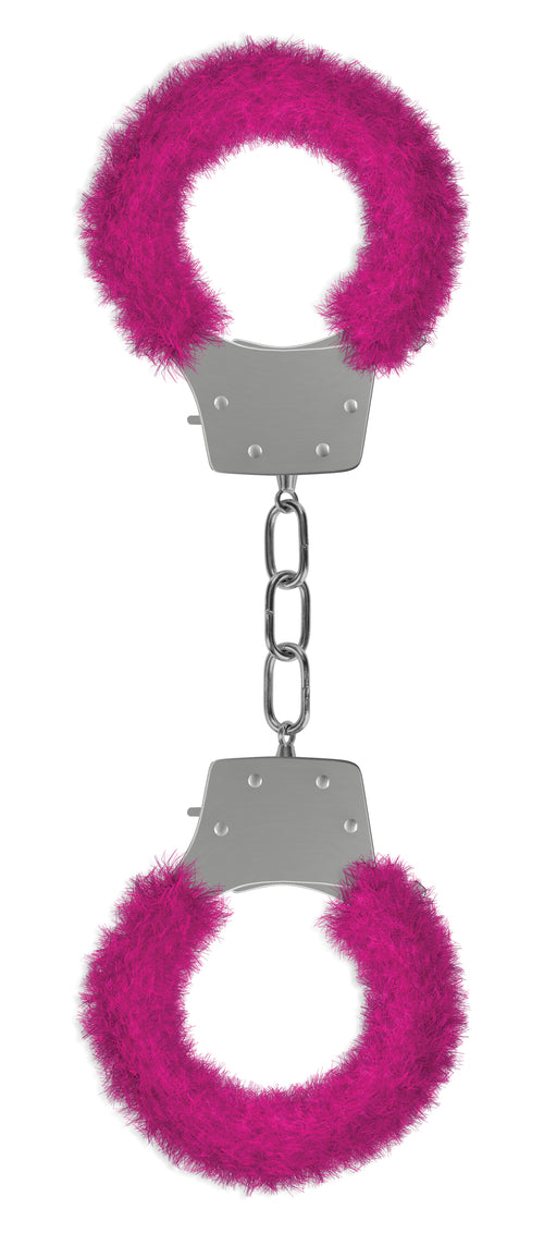 Pleasure Furry Handcuffs - Pink