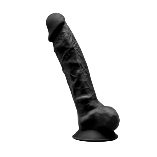 9 inch Realistic Silicone Dual Density Dildo with Suction Cup with